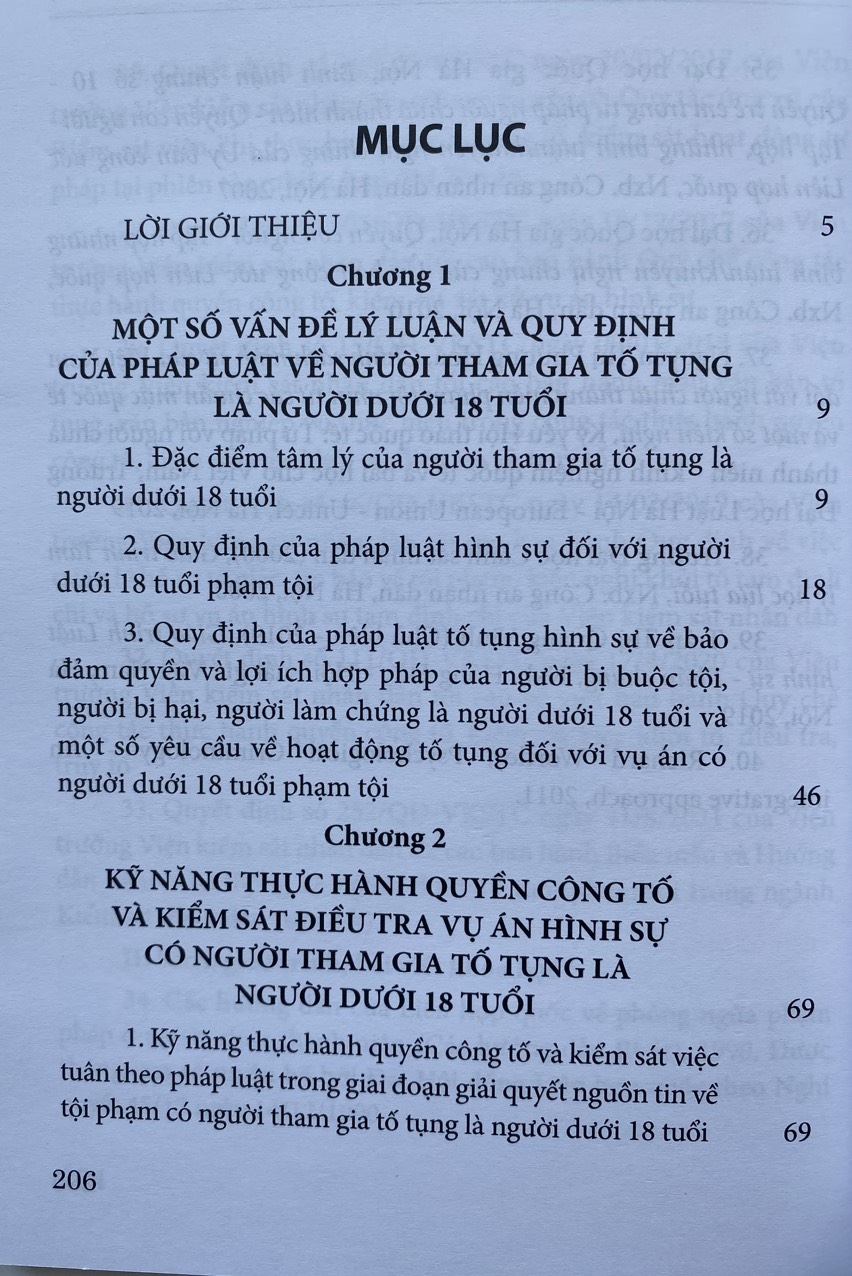 Kỹ Năng Thực Hành Quyền Công Tố, Kiểm Sát Điều Tra, Kiểm Sát Xét Xử Sơ Thẩm Vụ Án Hình Sự Có Người Tham Gia Tố Tụng Là Người Dưới 18 Tuổi