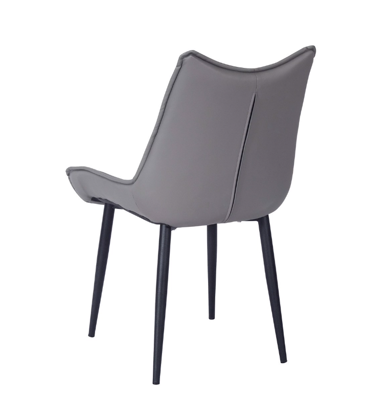Ghế ăn bọc da Tundo chân sắt nhập khẩu hiện đại kích thước 45 x 50 x 82cm