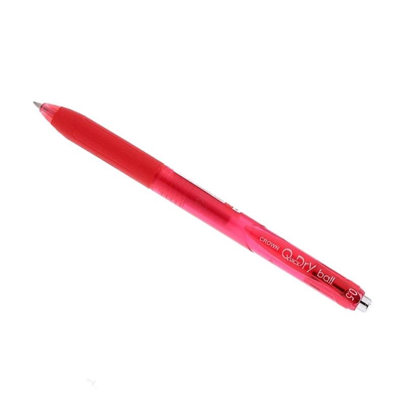 Bút Gel Crown QD-018 0.5mm - Mực Đỏ