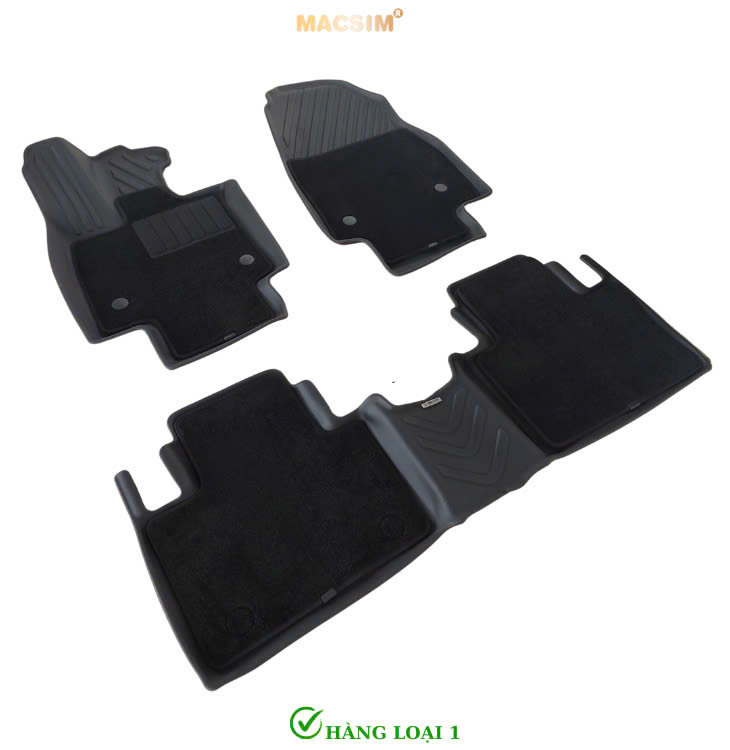 Thảm lót sàn (sd4) ô tô 2 lớp cao cấp dành cho xe Lexus RX 2023+ (sd4) nhãn hiệu Macsim chất liệu TPE màu đen