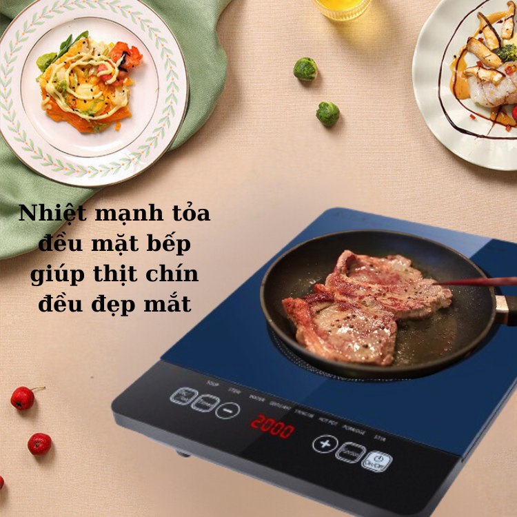Bếp điện từ CẢM ỨNG SOKANY SK-07048 công suất 2200W, bếp từ đơn đa năng với 8 chế độ nấu - HÀNG CHÍNH HÃNG