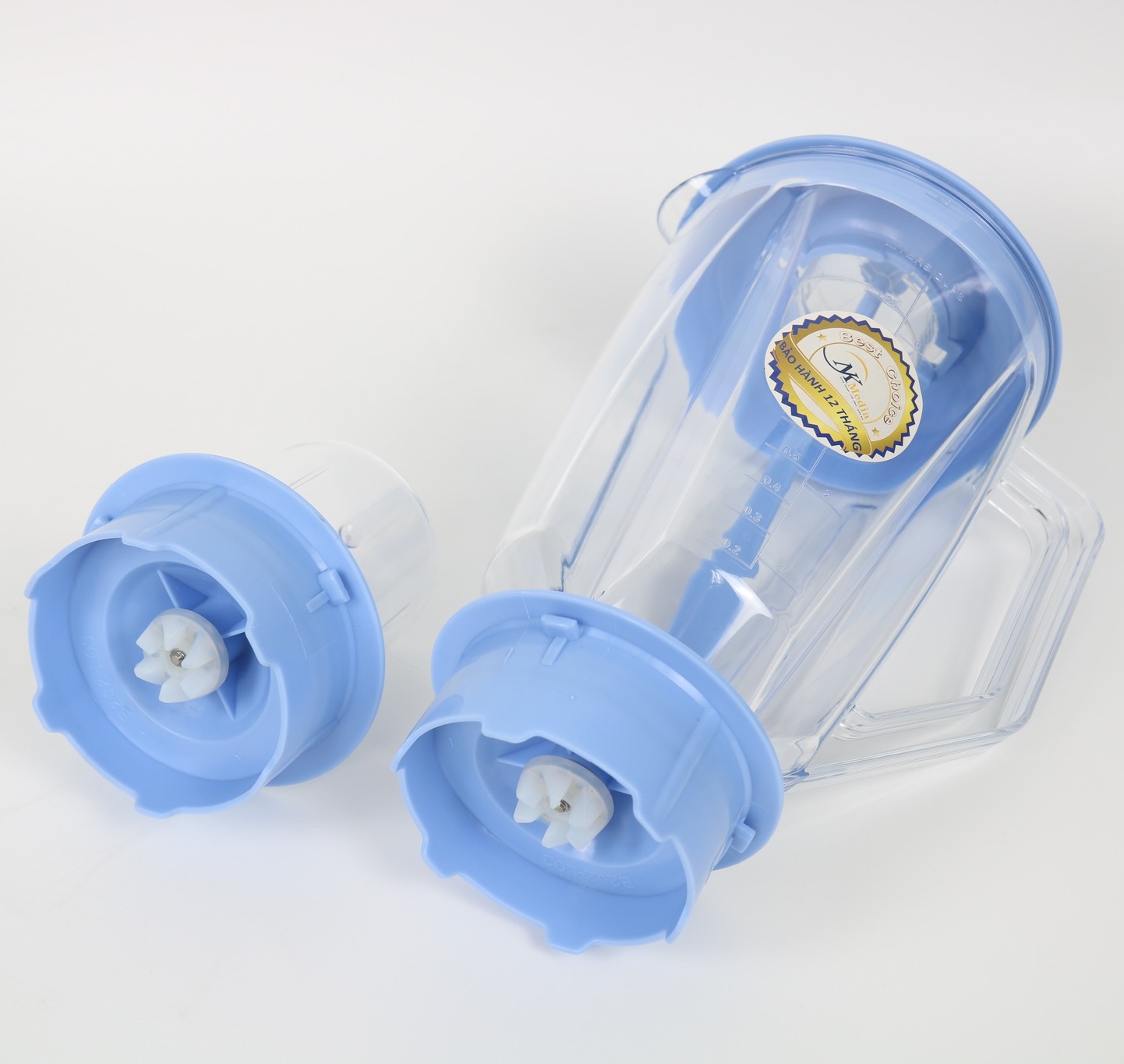 Máy Xay Sinh Tố 2 Cối Nhựa NK Media MD-826 - Màu Ngẫu Nhiên - Hàng Chính Hãng