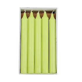 Hộp 15 cây nến thơm thẳng Quang Minh Candle FTRAMART EDC2317 cao 15cm (Xanh mạ non)