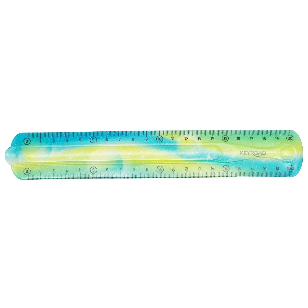 Thước Kẻ 20 cm - Keyroad KR972735 (Mẫu Màu Giao Ngẫu Nhiên)