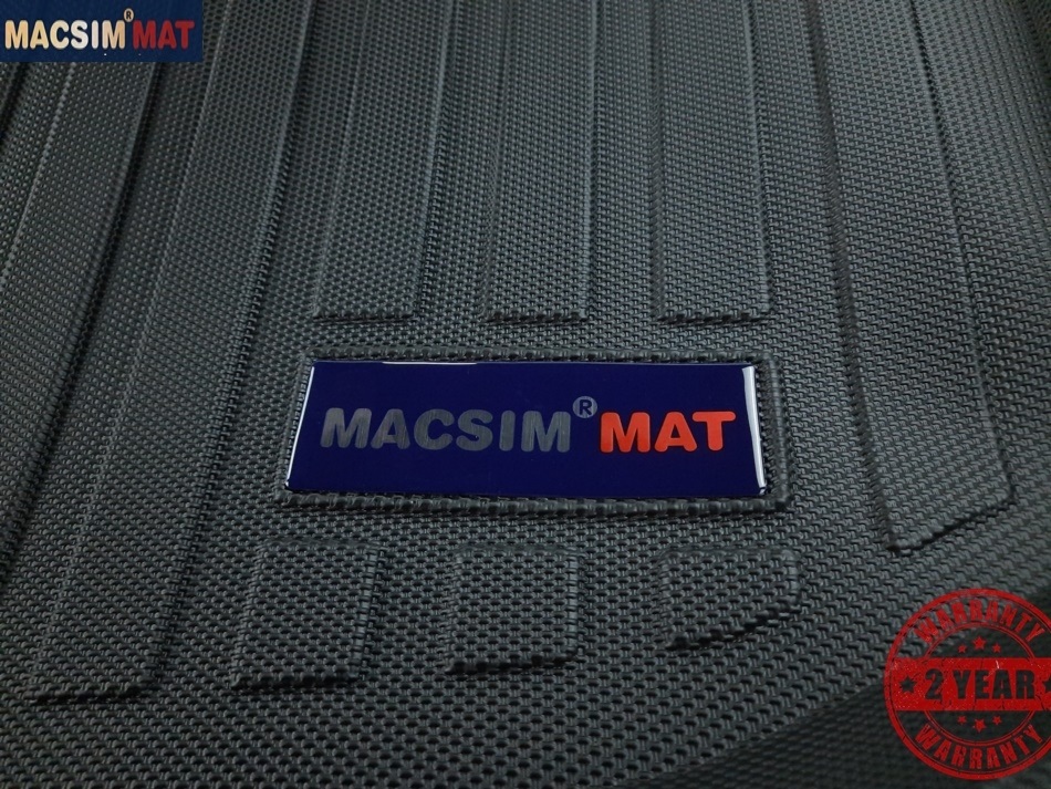Thảm lót cốp xe ô tô VOLKSWAGEN Passat 2011-2017 nhãn hiệu Macsim chất liệu TPV cao cấp màu đen (045)