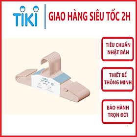 Set 10 chiếc móc áo đầm Hara 182 hàng cao cấp - giao màu ngẫu nhiên