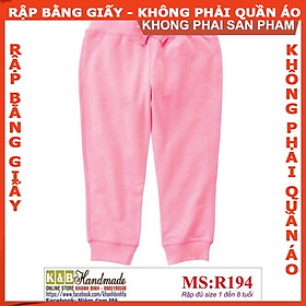Rập giấy A0 mã R194 (BẢN VẼ)