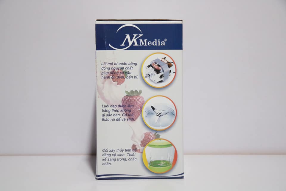 Máy Xay Sinh Tố 3 Cối Thủy Tinh NK Media MD-823 - Hàng Chính Hãng