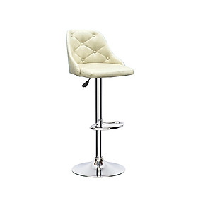 Ghế đảo bếp tăng giảm bọc nệm da simili hiện đại CB2275