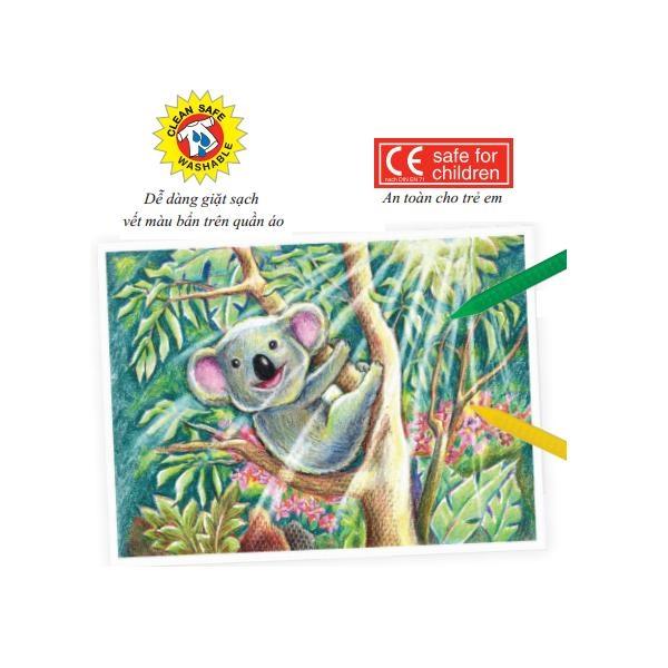 Bút Sáp Màu - 12 Màu (Có Thể Tẩy Được) Faber-Castell-122530