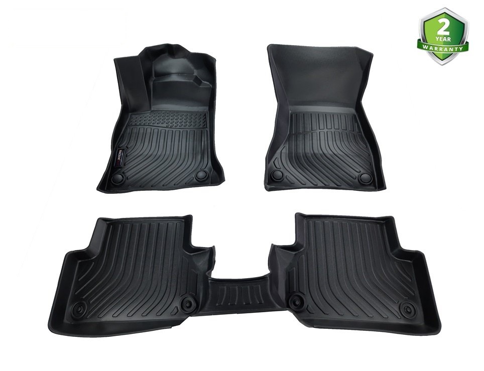 Thảm lót sàn xe ô tô BMW 4 series sd 2015 -2020 Nhãn hiệu Macsim chất liệu nhựa TPE cao cấp màu đen