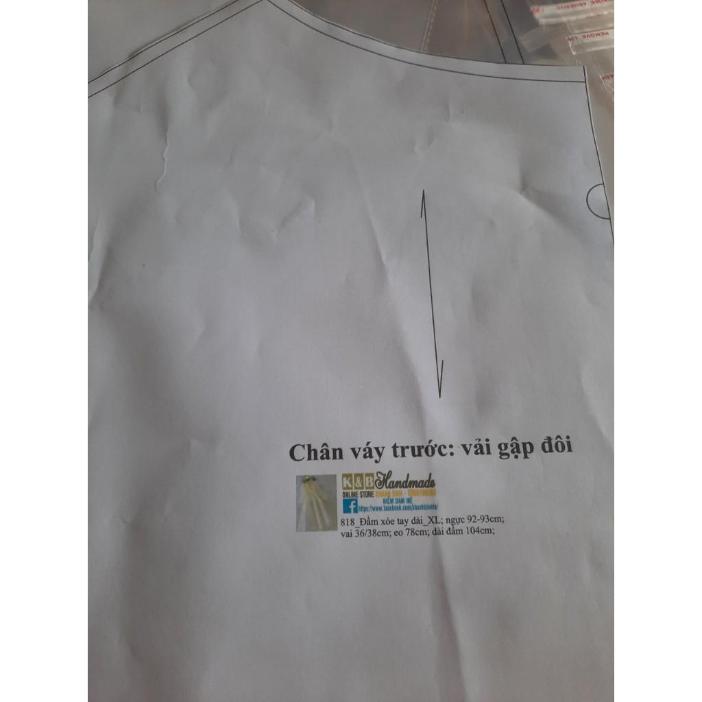Rập giấy A0 mã 44 - Rập K & B Handmade (BẢN VẼ)