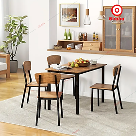 [ Miễn phí giao hàng và lắp đặt tại TP.HCM]  Bộ bàn ăn đa năng có ghế Ohaha - BA017