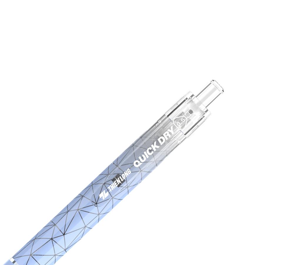 Bút Gel Quick Dry 0.5 mm - Thiên Long GEL-033 - Mực Xanh