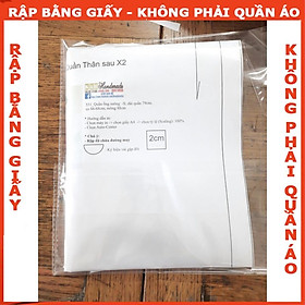Rập giấy áo pelum tay phồng mã 1295 (BẢN VẼ)