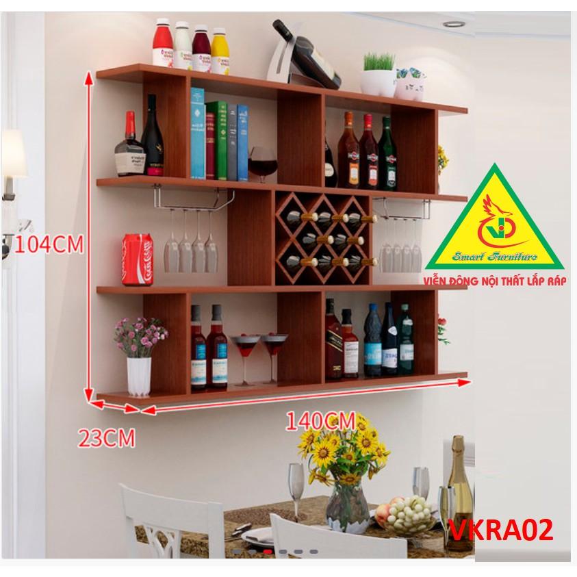 Kệ trang trí treo tường VKRA02 - Nội thất lắp ráp