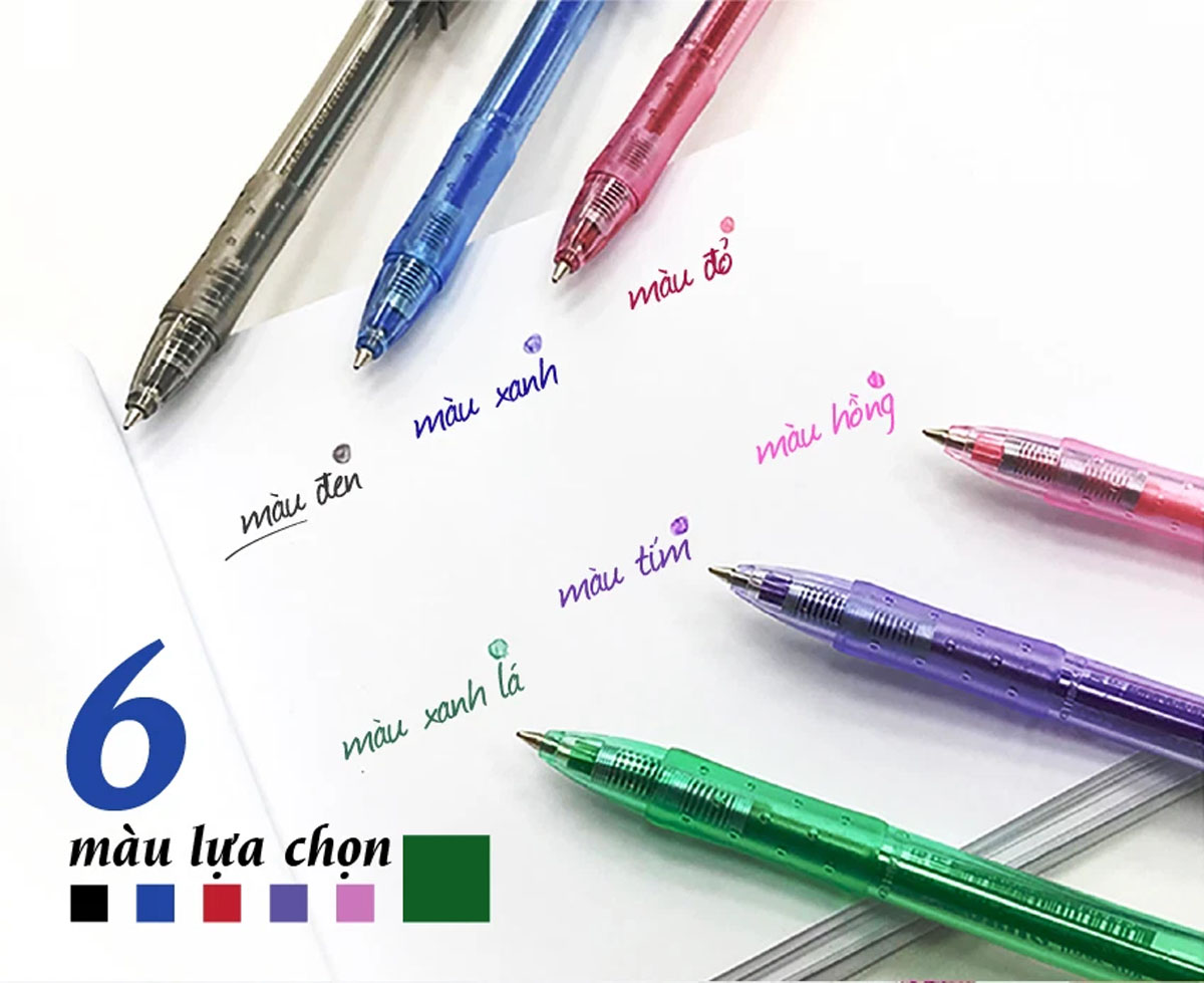 Combo bút bi bấm STABILO Liner 308 (BP308F) - Bộ 3 bút 2 xanh + 1 đỏ (BP308F-C3B)