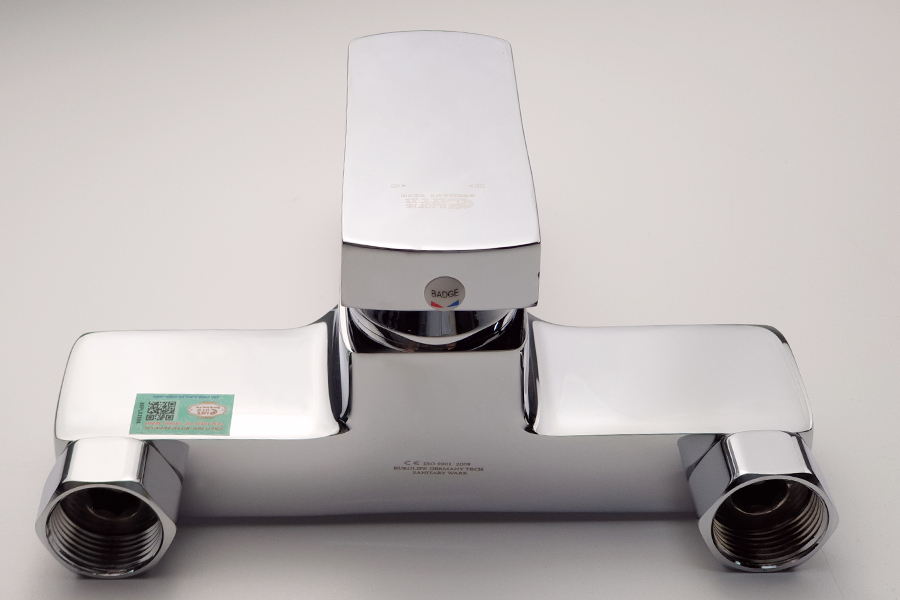 Bộ Vòi Sen Nóng Lạnh Đồng Mạ Chrome Eurolife EL-DAISY 01 (Trắng Bạc)