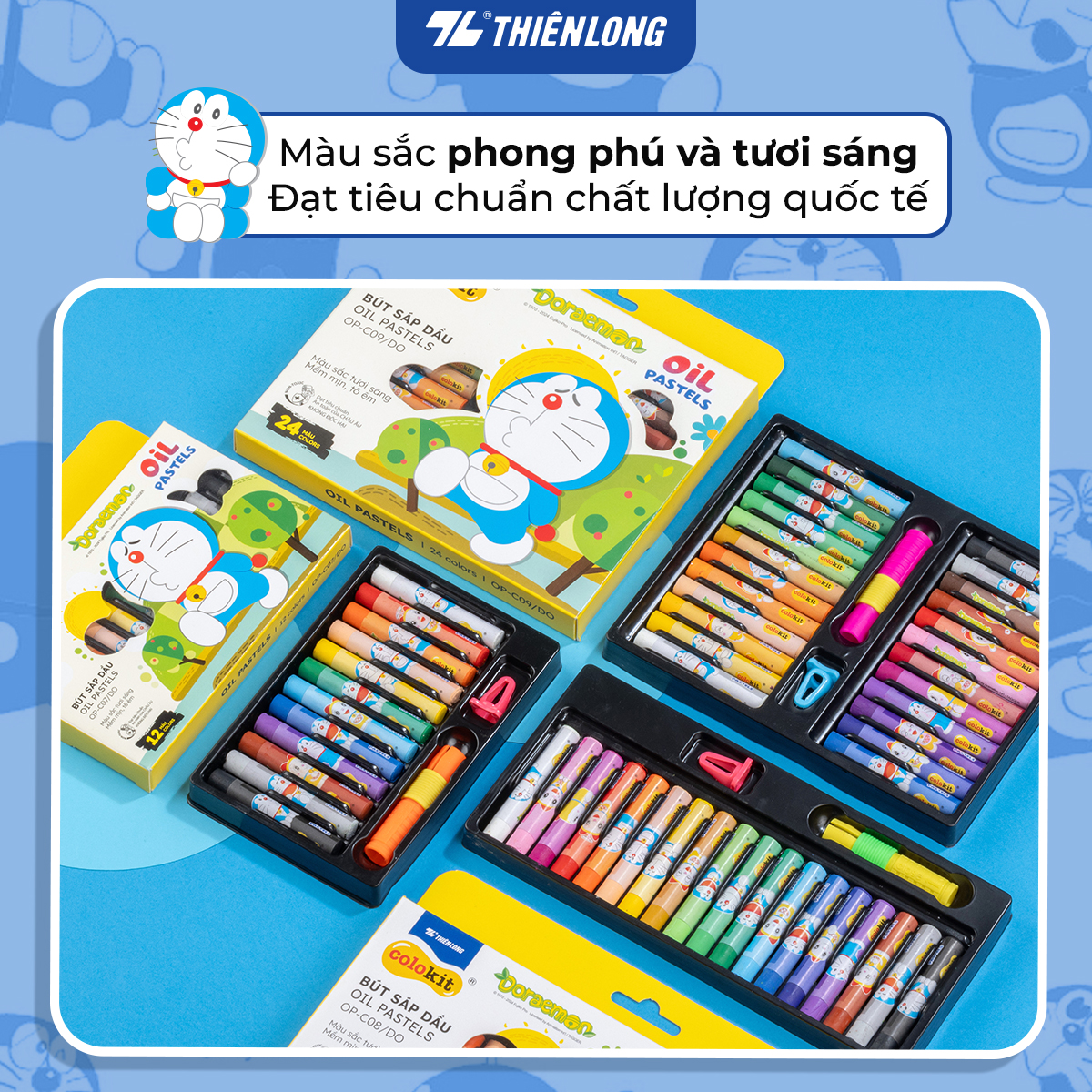 Bút sáp dầu Colokit Doraemon OP-C07/DO