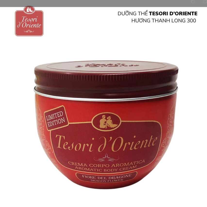 Kem Dưỡng Thể Hương Nước Hoa Thanh Long 300gr - Tesori d
