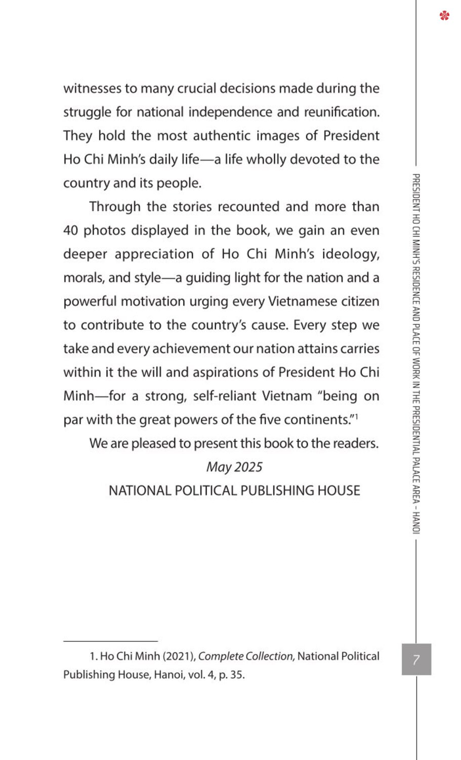 President Ho Chi Minh’s Residence and Place of Work in the Presidential Palace Area - Ha Noi