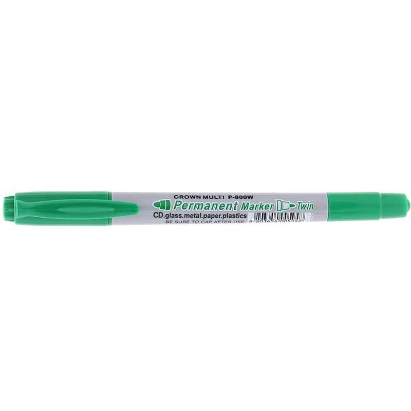 Bút Lông Dầu Crown P-800W - Mực Xanh Lá