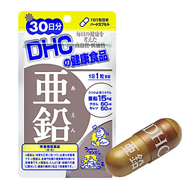 Combo TPBVSK DHC Zinc + VITAMIN C HARD CAPSULE (Combo Viên uống DHC Ngừa mụn Mờ thâm - Vitamin C & Kẽm ZinC)