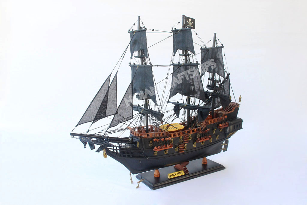 Mô hình thuyền Black Pearl (Ngọc Trai Đen) (dài 63cm)