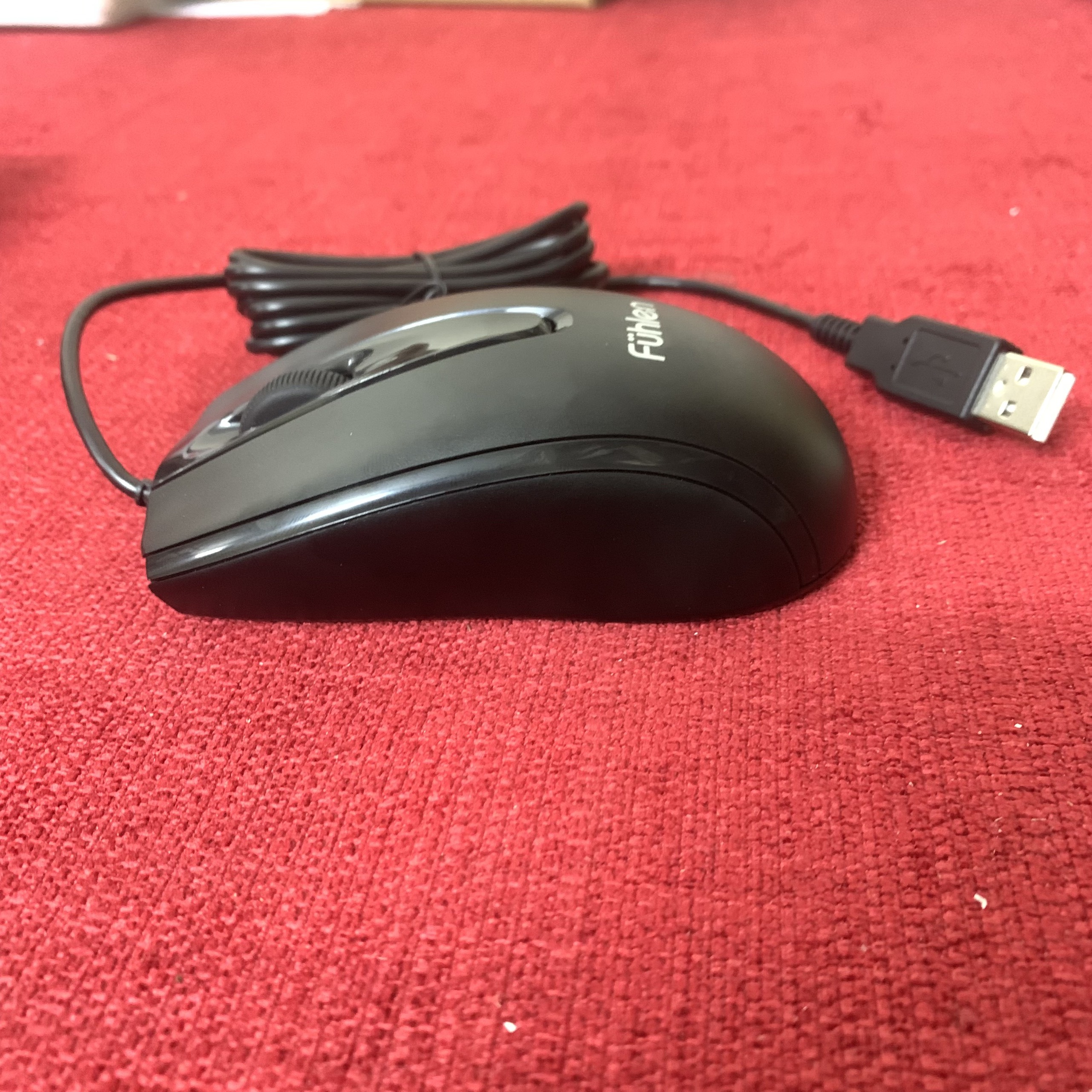 Chuột máy tính có dây Fuhlen L102 màu đen/ đỏ/ hồng/ trắng dùng văn phòng, chơi game- Hàng chính hãng