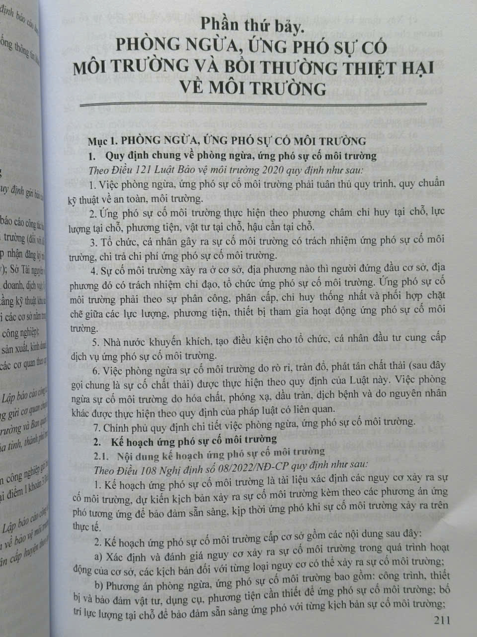Sách Chỉ Dẫn Áp Dụng Luật Bảo Vệ Môi Trường Và Mức Xử Phạt Vi Phạm Hành Chính, Xử Lý Hình Sự Trong Lĩnh Vực Bảo Vệ Môi Trường - V2309T