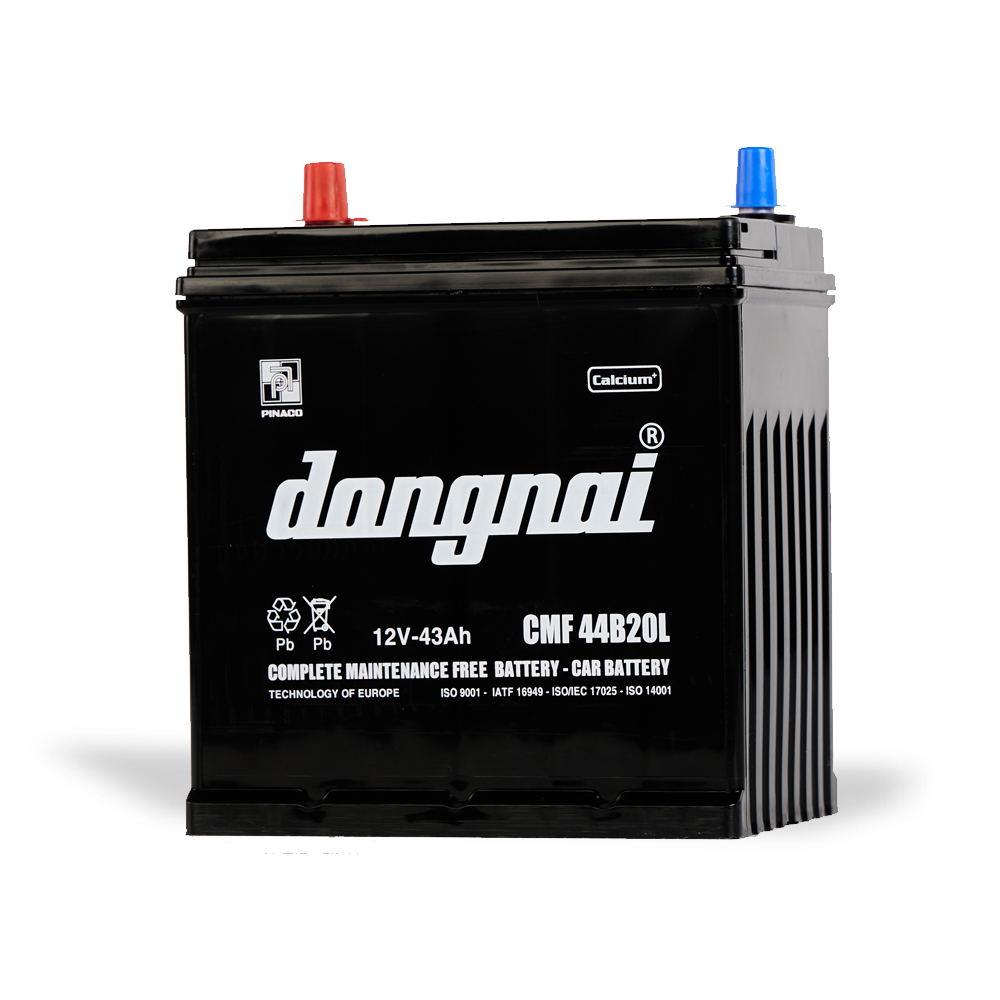 Ắc quy khô miễn bảo dưỡng Đồng Nai CMF 44B20L | 12V - 43Ah