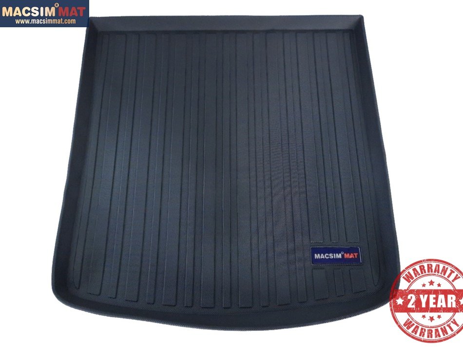 Thảm lót cốp xe ô tô Audi A5 2012-2017 nhãn hiệu Macsim chất liệu TPV cao cấp màu đen (191)