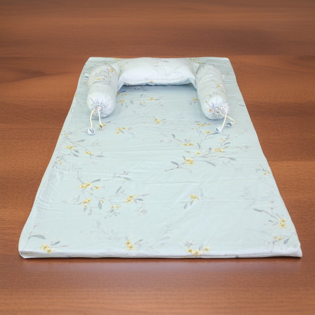 Nệm cao su thiên nhiên em bé Tatana Baby Care- Độ cao 2cm-Dành cho bé đi học hoặc sơ sinh-Màu ngẫu nhiên