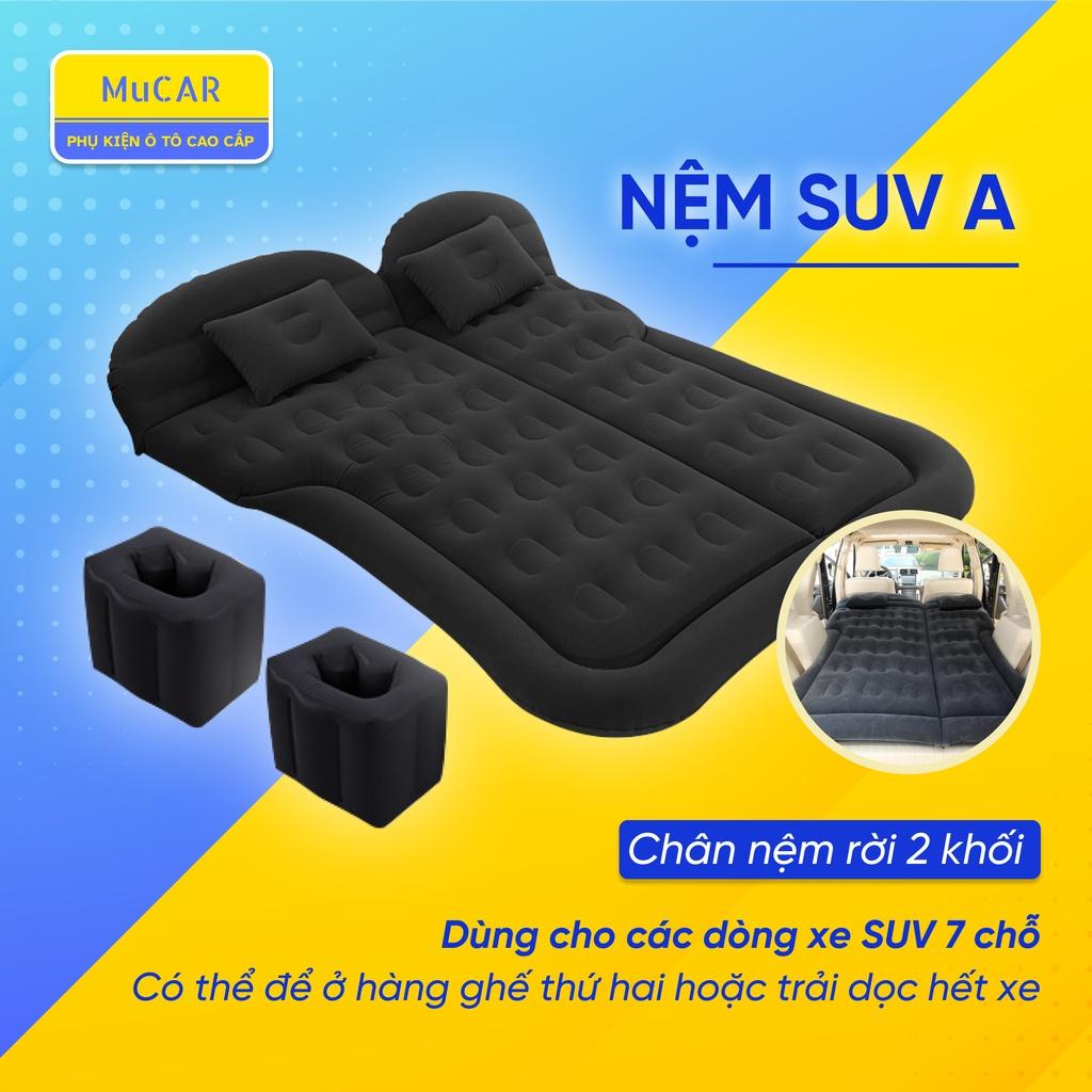 Nệm Giường Hơi Cho Xe SUV - Đệm Hơi Cho Xe Ô Tô 5 - 7 Chỗ Cỡ Lớn - Nhiều Màu Sắc -