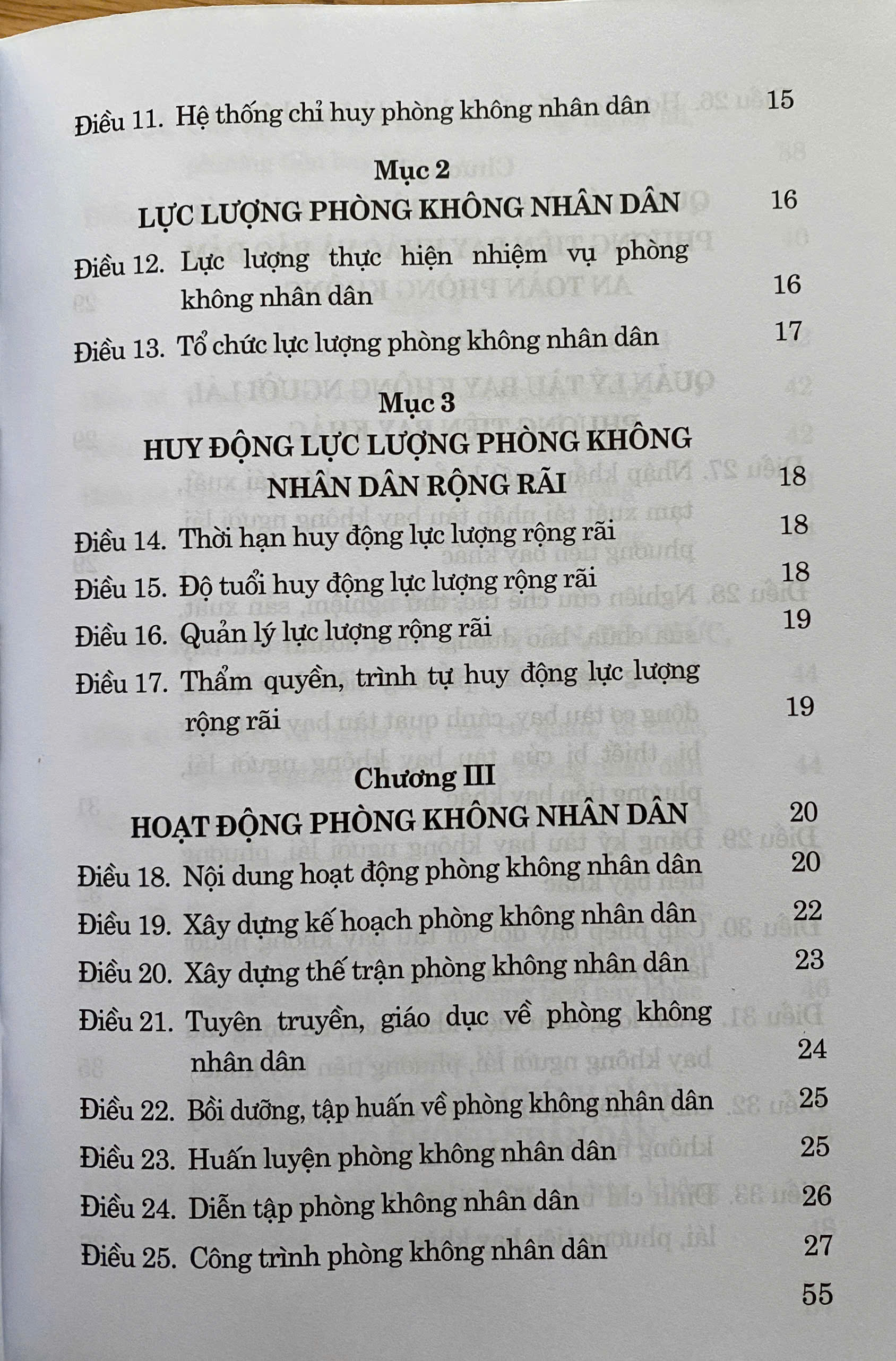 Luật Phòng Không Nhân Dân Năm 2024