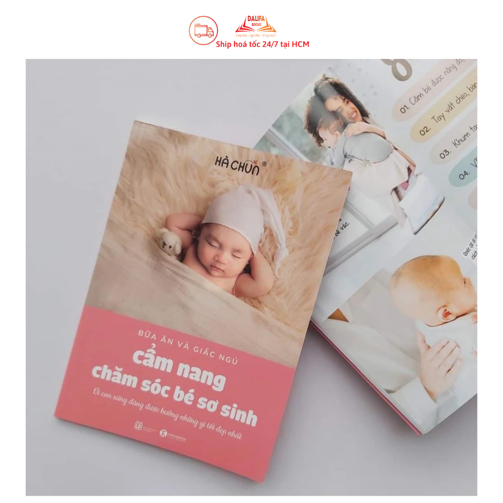 Sách - Cẩm nang chăm sóc bé sơ sinh (bữa ăn và giấc ngủ)