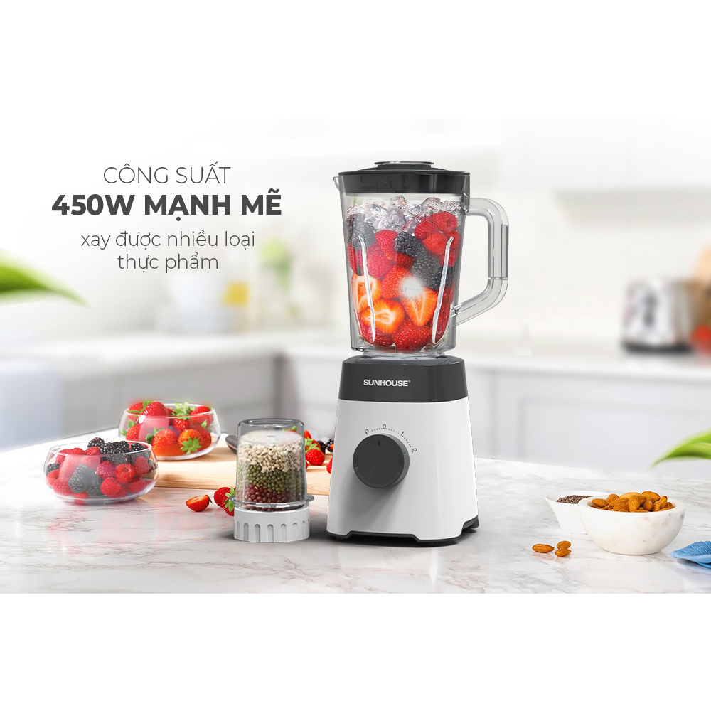 Máy xay sinh tố đa năng Sunhouse SHD5114 (450W) - Hàng chính hãng