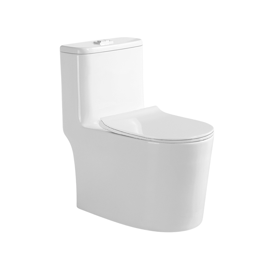 Bồn cầu một khối TUSLO COC 6822 bộ xả 360 độ thiết kế hệ thống xả thải đặc biệt, xả sạch chất bẩn - Hoa Sen Home - Hàng chính hãng