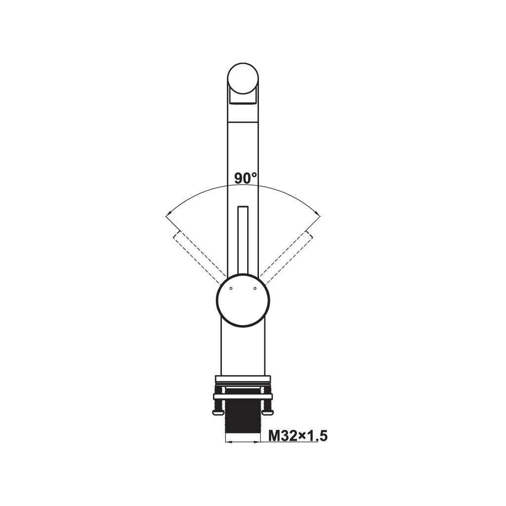 Vòi rửa chén Hafele HT21-CH1P254 577.55.200 - Hàng Chính Hãng