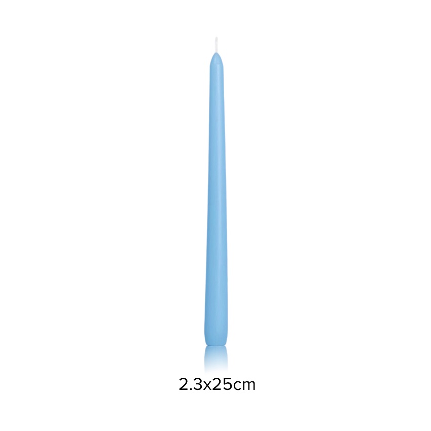 Hộp 6 nến thơm taper Eden Candle FTRAMART EDC2331 25cm (Xanh da trời)