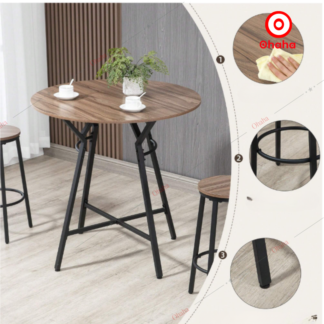 [ Miễn phí giao hàng và lắp đặt TP.HCM} Bộ bàn ăn đa năng có ghế Ohaha - BA016