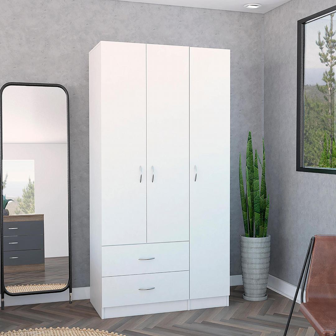 Tủ áo gia đình bằng gỗ thiết kế đẹp SMLIFE Cristin