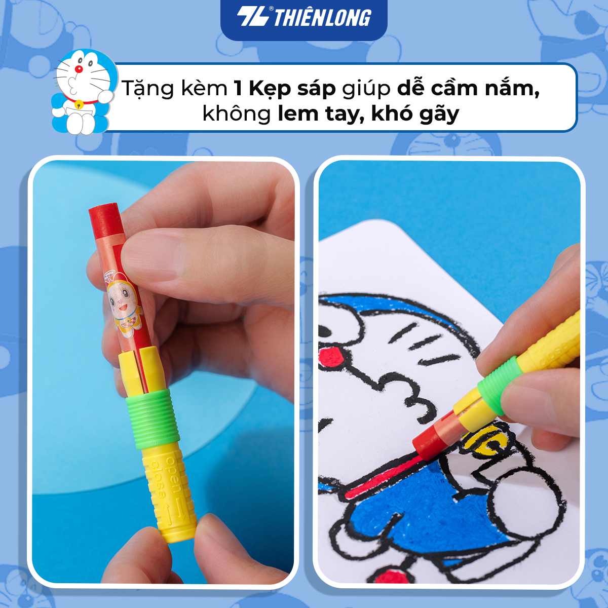 Bút sáp dầu Colokit Doraemon OP-C07/DO