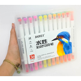Bút Lông Màu BAOKE 2 Đầu 36 Màu D289-36