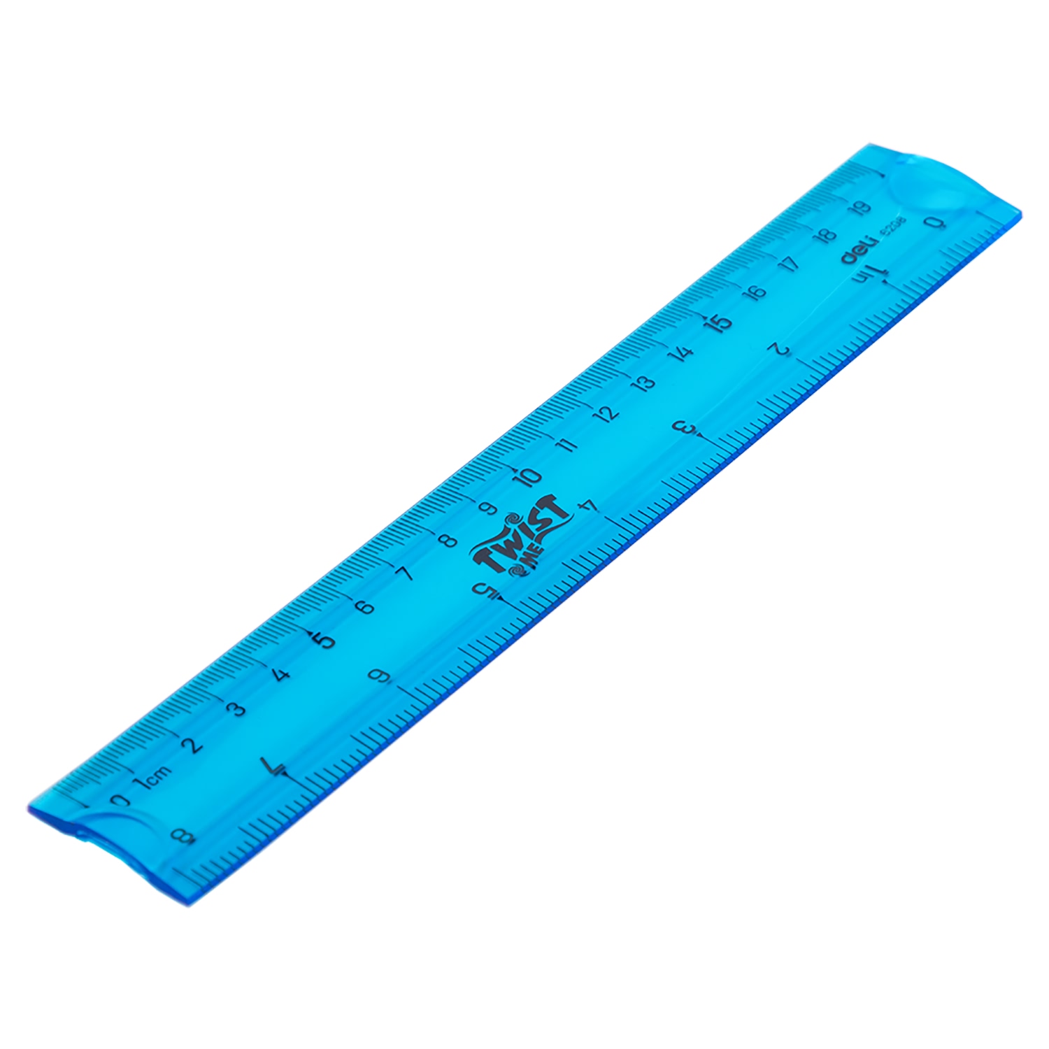 Thước Kẻ Nhựa Dẻo Ecopvc 20Cm Deli - Màu Ngẫu Nhiên - 2 Chiếc - E6208