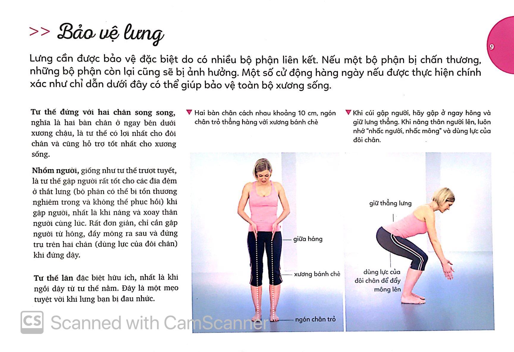 Sách Lò Xo - 15 Phút Tập Lưng (Kèm 1 DVD)