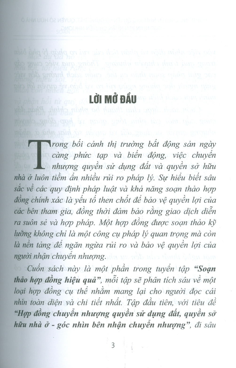 Soạn Thảo Hợp Đồng Hiệu Quả - Tuyển Tập Hợp Đồng Chuyển Nhượng Quyền Sử Dụng Đất, Quyền Sở Hữu Nhà Ở Góc Nhìn Bên Nhận Chuyển Nhượng