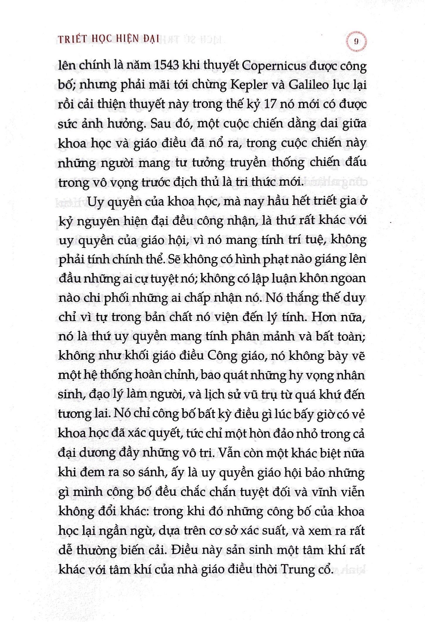 Lịch Sử Triết Học Phương Tây - Tập 3 - Triết Học Hiện Đại - Bìa Cứng