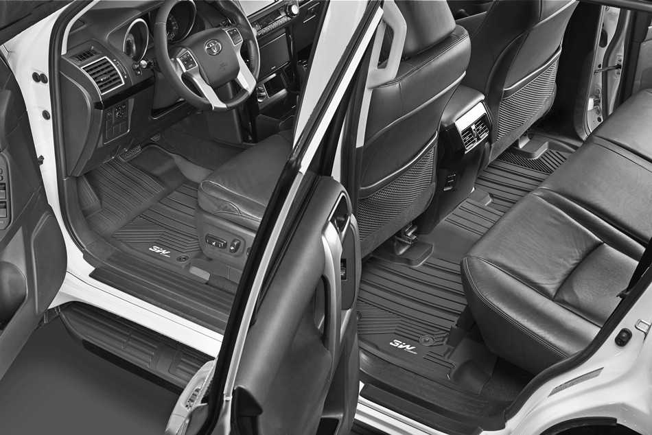Thảm lót sàn xe ô tô TOYOTA NEW CAMRY 2018- 2022+ Nhãn hiệu Macsim 3W chất liệu nhựa TPE đúc khuôn cao cấp màu đen màu be