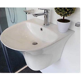        Chậu GROVES 2803 Treo Tường liền chân tròn 